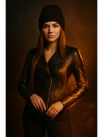 Шапка осенняя вязаная бини для прогулок и спорта