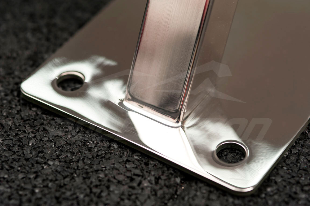 Модель №7 - стойка балетного (хореографического)  станка двухуровневого из нержавеющей стали