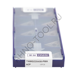 Пластина твердосплавная ISO TNMG220408-PMA ACP30E AHNO по стали, черновая