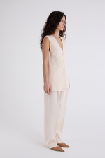 Жилет Анаис удлинённый изо льна 100%