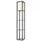 8090/1F COMFI LN25 361 кофейный/белый, дерево/текстиль Торшер Е27 1*60W 220V PRACTIC