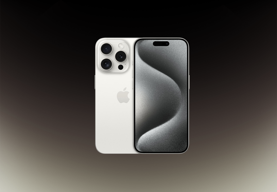 Телефон Apple iPhone 15 Pro 256Gb (White titanium)