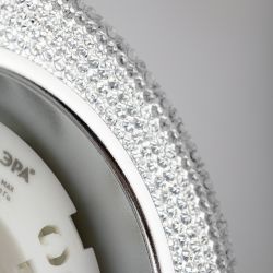 Светильник встраиваемый cо светодиодной подсветкой ЭРА DK LD53 WH под лампу GX53 белый