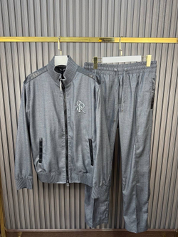 Спортивный костюм Stefano Ricci со вставками кожи крокодила