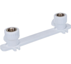 Водорозетки монтажная планка полипропилен 20 х 1/2" ВР VALFEX PP-R под смеситель с креплением