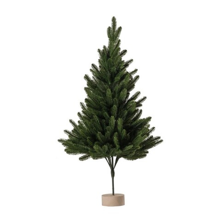 Ель литая на деревянной подставке 90 см