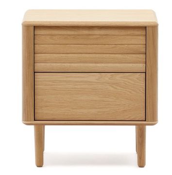 Lenon Тумбочка с 2 ящиками из шпона дуба 50 x 55 см