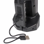 Фонарь ручной 6 режимов 4LED+COB, аккумуляторная батарея 1800mAh USB JB2680