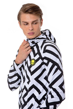Мужская теннисная куртка Hydrogen Tech Labyrinth Jacket - разноцветный