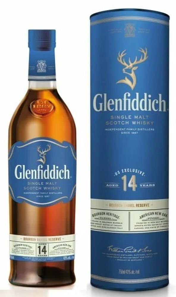 Виски Гленфиддик 14 лет в п/у