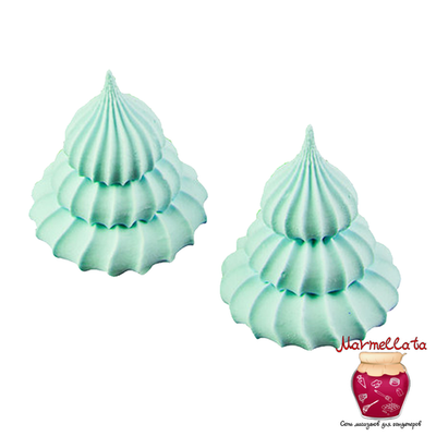 Сахарная фигурка "ЕЛОЧКА СВЕТЛО-ЗЕЛЕНАЯ", 30*45 мм, 1 шт.