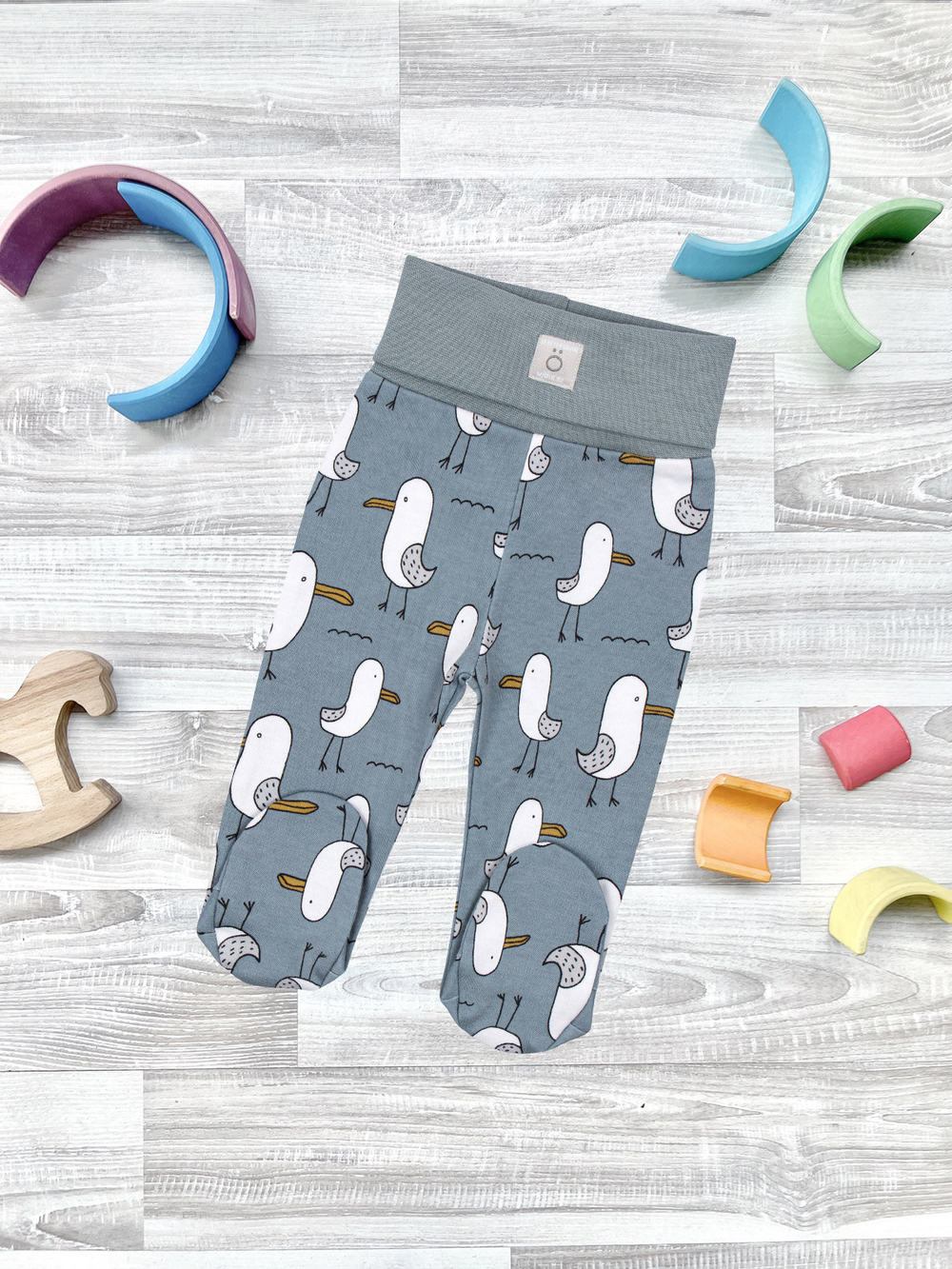 Ползунки Mjölk Чайки на широком поясе