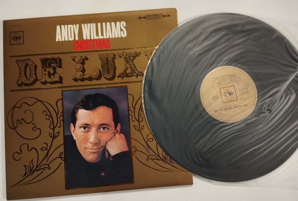 Винтажная виниловая пластинка LP Andy Williams Christmas De Luxe (Japan 1975)