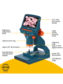 Микроскоп цифровой Levenhuk LabZZ DM200 LCD