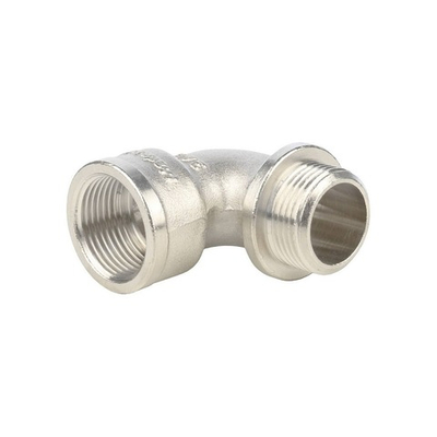 Переход с внутренней резьбы на наружную угловой с упором STOUT SFT 0016 - 3/4" (никелированный)