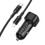 Автомобильное зарядное устройство для Lightning Borofone BZ34B PD38W QC3.0 (black)