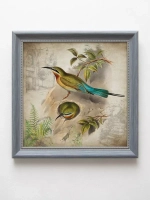 Картины на стену интерьерная на холсте 4 шт, 23*23 см