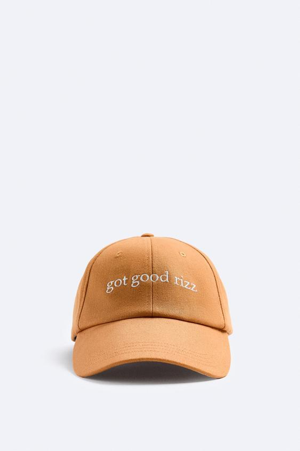 ZARA КЕПКА С ВЫШИВКОЙ, ОРАНЖЕВЫЙ