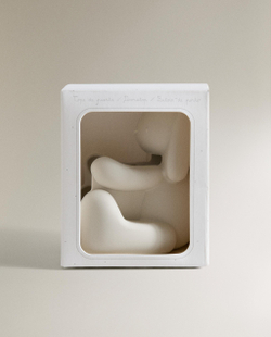Zara Home Декоративная фигурка из керамики, цвет серый, 12 см