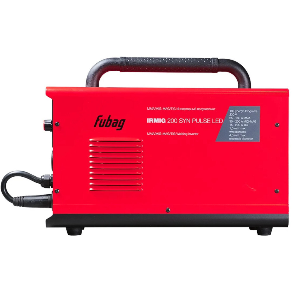 Сварочный аппарат Fubag IRMIG 200 SYN PULSE LED+ горелка 250А