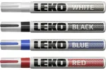 Маркер LEKON Standart с нитроэмалью, 4мм, белый, 011904