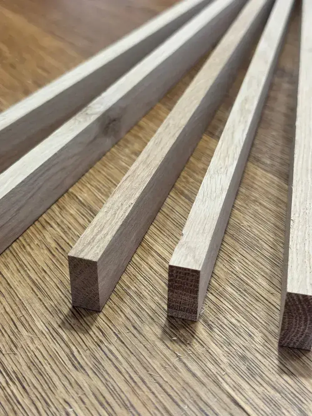 брусок деревянный дуб РУСТИК 21х10х470мм(20шт) для творчества, хобби и поделок