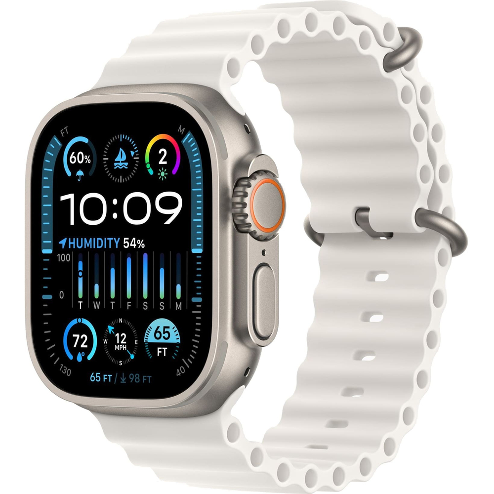 Apple Watch Ultra 2 49mm Ocean Band White / Titanium Case