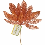 Ветка декоративная «Сказочный листопад» 25 см, Янтарь