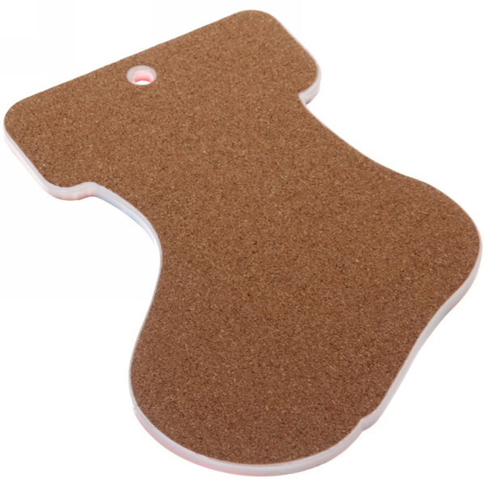 Подставка под горячее керамика «Носок» 18*24см Дед Мороз с подарком