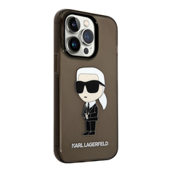 Чехол Karl Lagerfeld PC/TPU NFT Karl Ikonik для iPhone 15 Pro Hard Translucent Black (Чёрный)