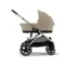 Детская коляска для двойни Cybex Gazelle S 2 в 1 TPE Almond Beige