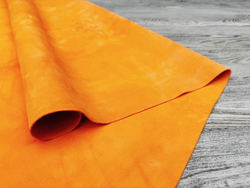Fluo Orange (1,3-1,5 мм), цв. Оранжевый, замша