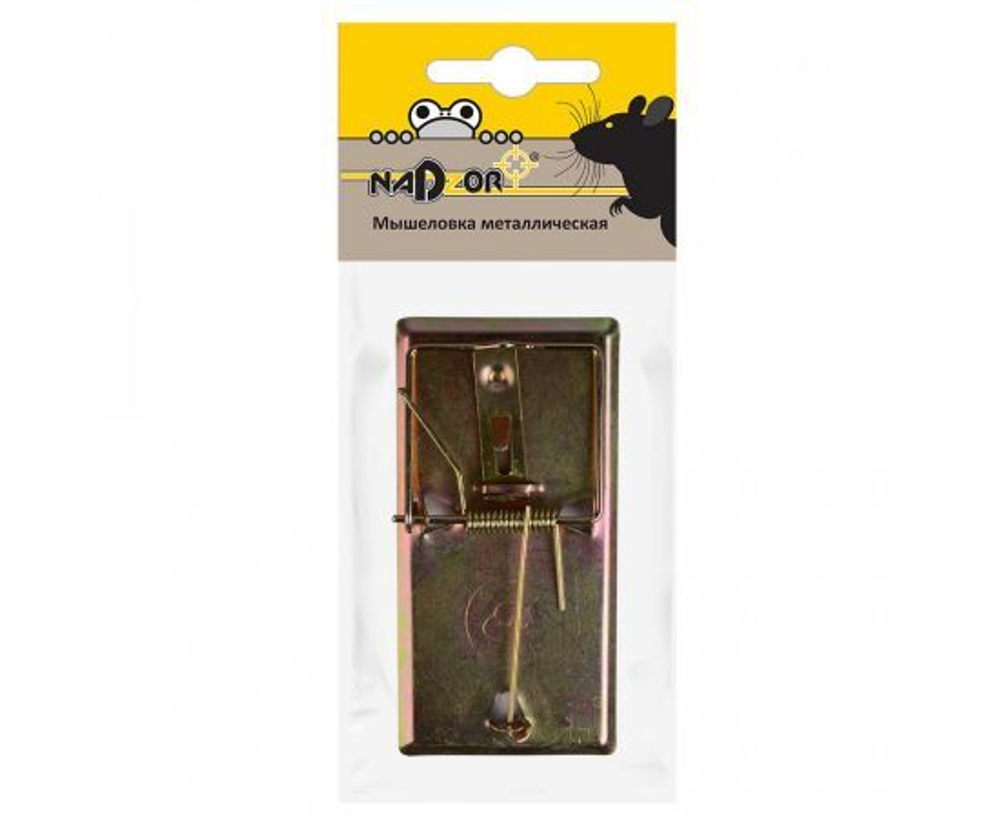 Мышеловка метал. Nadzor 1шт.  9,5*4,7см, уп. с подвесом, 24564