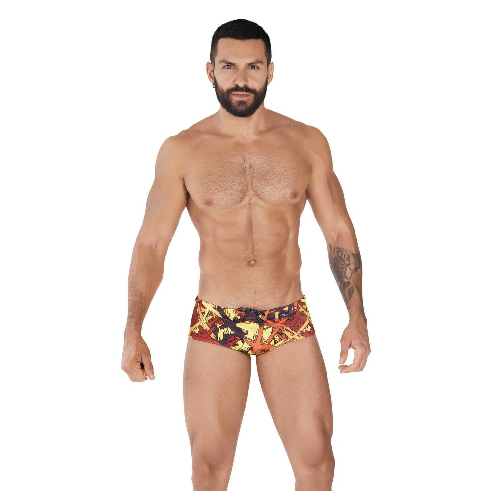 Мужские плавки оранжевые Clever HIT SWIMSUIT SUNGA 037603