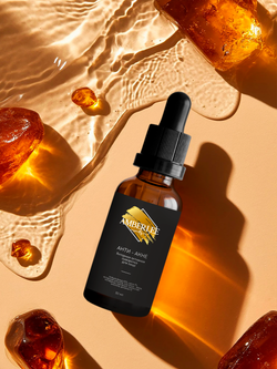 Янтарная активная сыворотка для лица AMBERLEE Cosmetique "Анти - акне", 30 мл.
