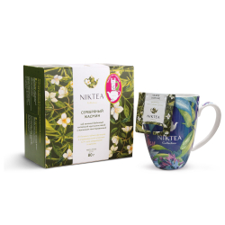 Чай зеленый в пакетиках для чайника Niktea Silver Jasmine / Серебряный Жасмин 20 x 4 г