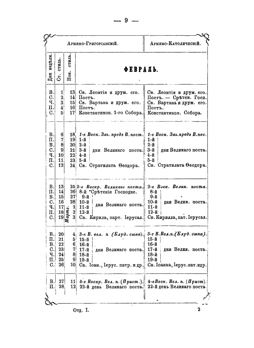 Кавказский календарь. на 1866 год (XXI год) | Главное управление кавказского наместника