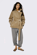 JACKET VELUR BEIGE ONE