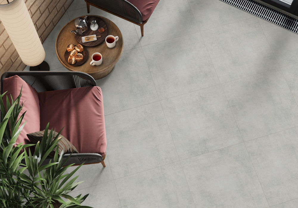 Cement PRO Light Grey GP6060CEM15M Керамогранит матовый 600*600*9,5 (4 шт в уп)