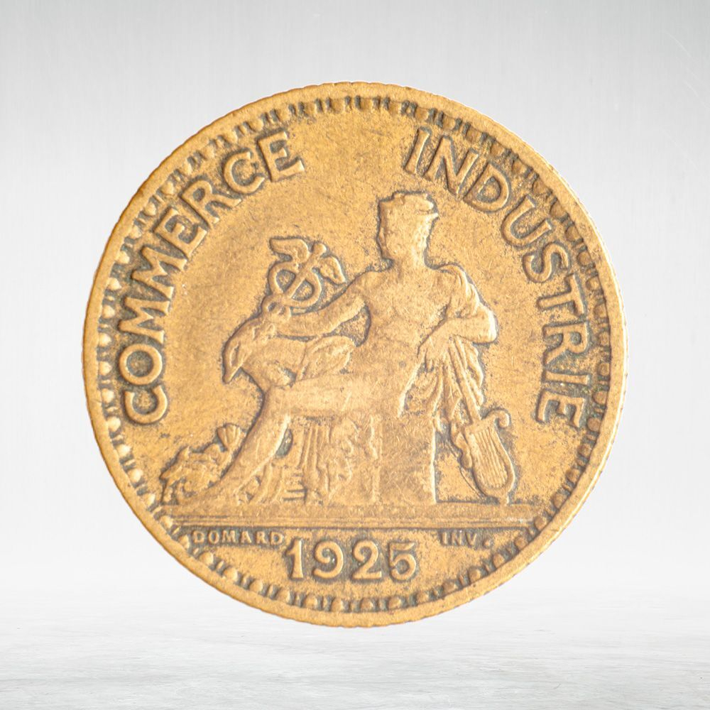 France, 1 Franc 1925 - Chambers of Commerce, VF