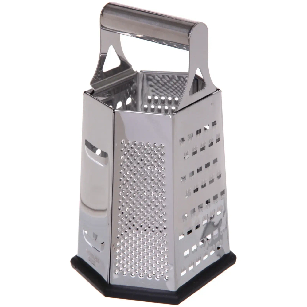 Терка 6-ти сторонняя 22*12*10,5см, силиконовое основание