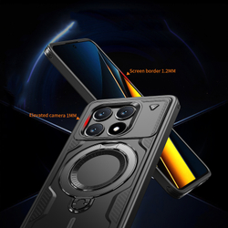 Чехол Magneto Case с кольцом для Poco X6 Pro