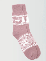 Теплые шерстяные носки Н212-06 магнолия