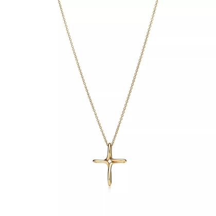 Подвеска из золота 18к(750 проба) , Tiffany 💠infinity Cross