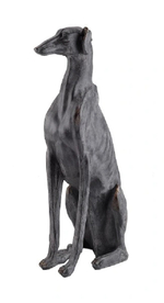 Статуя собаки "Борзая" (левая) 46x22x77см Полистоун