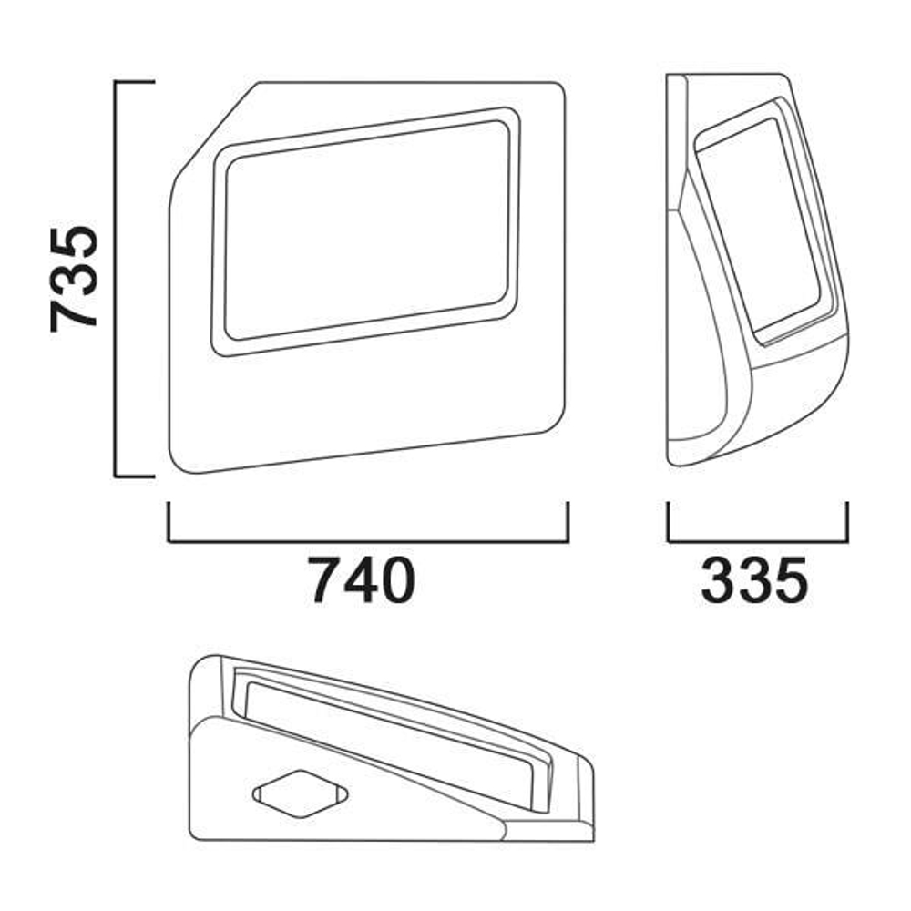 Капот для Z3700 Анион(740x335x735см;желтый) - арт.559566