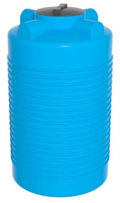 Ёмкость ЭВЛ 500 л. голубая, крышка 450мм Ирпласт 500 л. вертикальный (720x720x1420см;голубой) - арт.560862