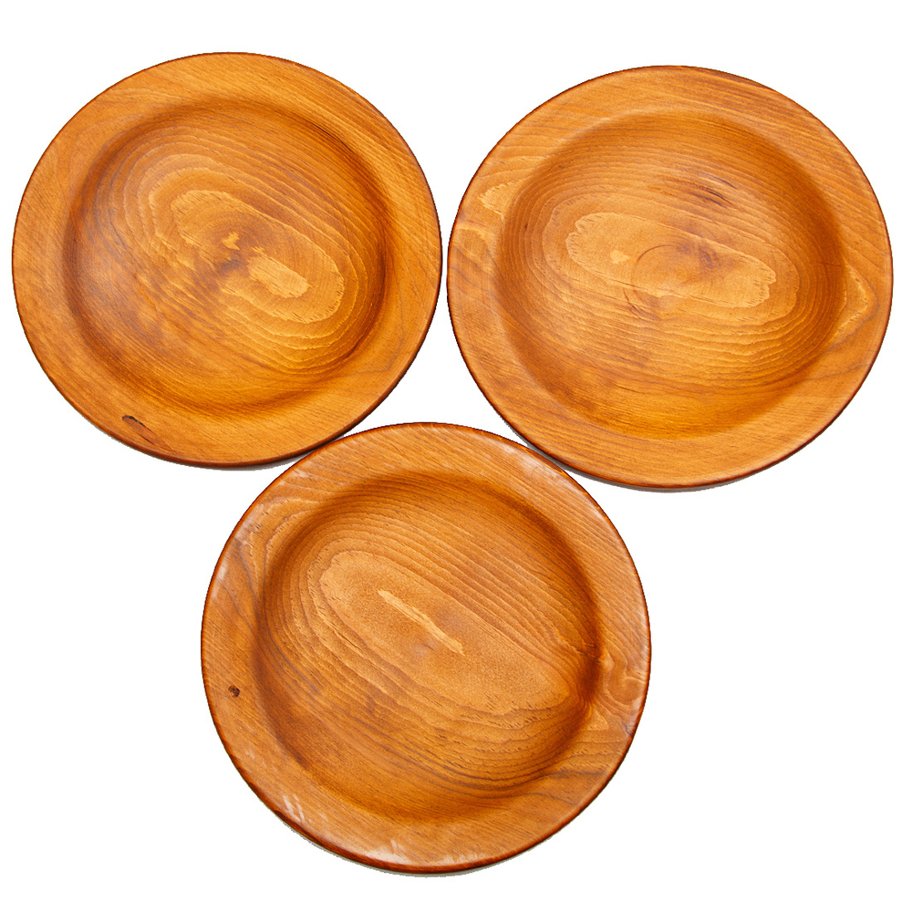 Набор деревянных тарелок Art of Siberia из сибирского кедра 3 шт. TN30