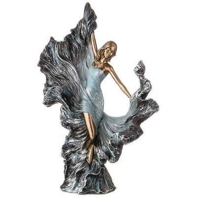 Статуэтка «Девушка в голубом платье с разрезом»  «Lefard»