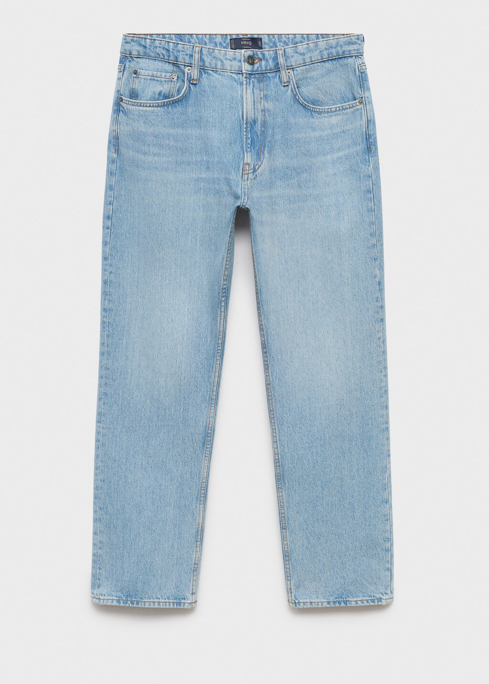 Джинсы Moby straight fit светлого цвета